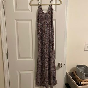 Tank top razorback floral maxi dress